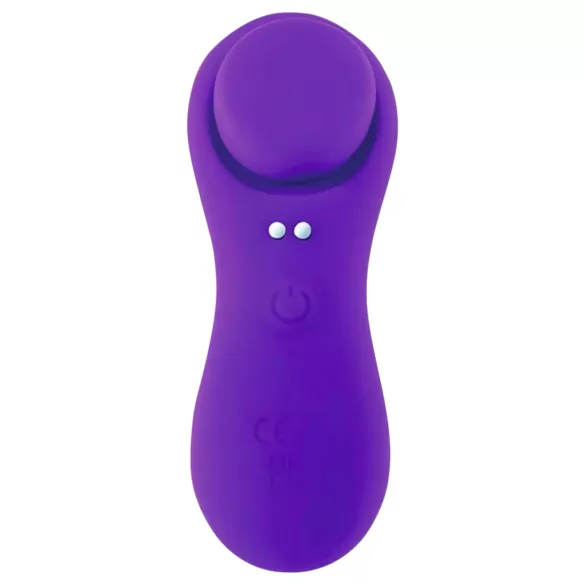 Desirel Confidential - dėvimas, programėle valdomas kelnaičių vibratorius (violetinis)
