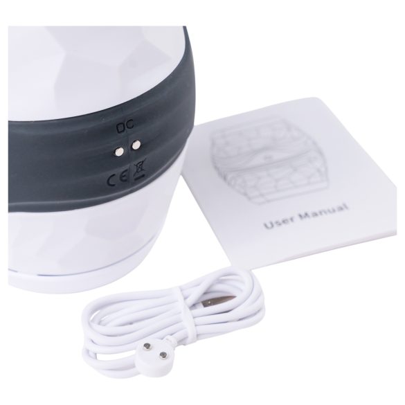 Desirel Grip Master - vyriškas masturbatorius - stipriai spaudžiantis - pilkas