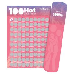   Desirel - 100 sekso pozų nutrinamas plakatas stalo žaidimas