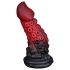 OgazR - Kalmaro formos dildo - 19 cm (raudonas)