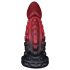 OgazR - Kalmaro formos dildo - 19 cm (raudonas)
