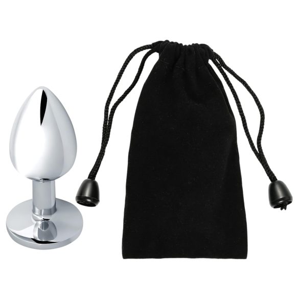 Sunfo - analinis kaištis su geltonu akmeniu - metalinis sidabrinis