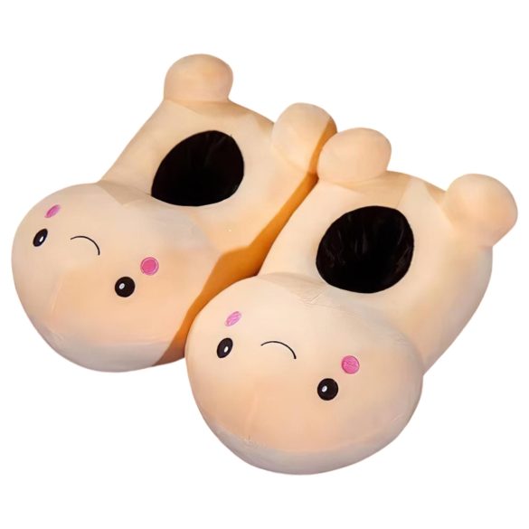 Penio šlepetės - minkštos - natūrali spalva