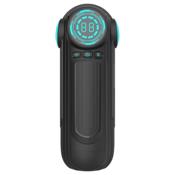 Mroow - automatinis čiulpiantis ir vibruojantis masturbatorius (juodas)