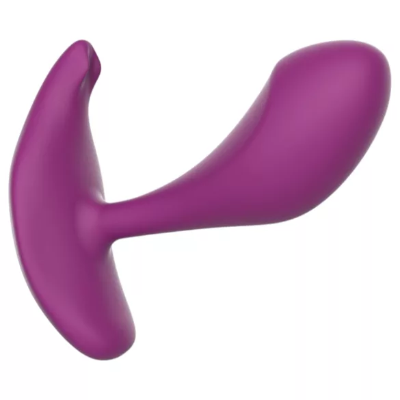 Mroow - analinis vibratorius su nuotolinio valdymo pulteliu (violetinis)