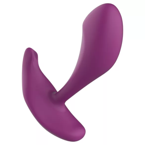 Mroow - analinis vibratorius su nuotolinio valdymo pulteliu (violetinis)