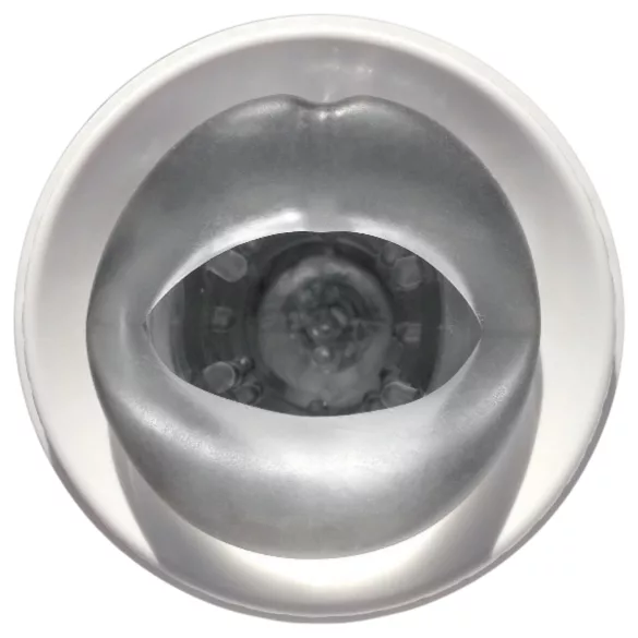 PDX Roto-Bator - vibruojantis burnos masturbatorius - baltas