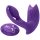 Inya Bump-N-Grind - radijo ir šildymo vibratorius 2in1 (violetinis)