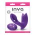Inya Bump-N-Grind - radijo ir šildymo vibratorius 2in1 (violetinis)