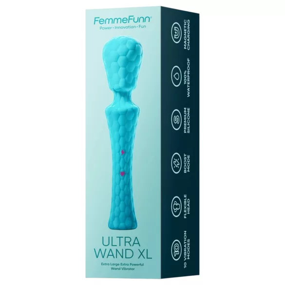 FemmeFunn - masažuoklis vibratorius - XL dydis - turkio spalvos