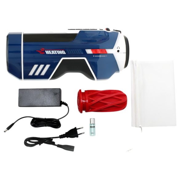 Leten SM Future Pro - masturbatorius vyrams - stūmuo, garsai, šildymas, mėlynas