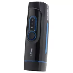   Leten SM320 - masturbatorius vyrams - garsas, stūmimas, šildymas - juodas