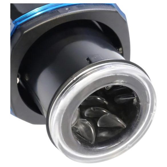 Leten SM320 - masturbatorius vyrams - garsas, stūmimas, šildymas - juodas