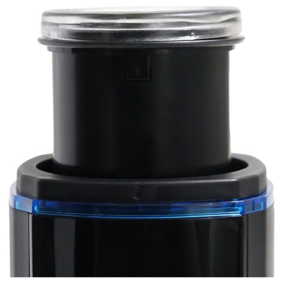 Leten SM320 - masturbatorius vyrams - garsas, stūmimas, šildymas - juodas