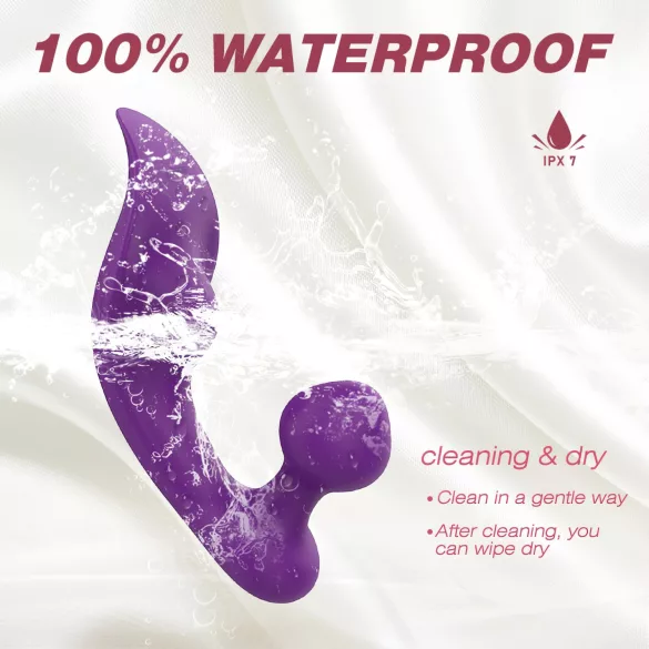 Sex HD Chomper - vibruojantis klitorio ir analinis vibratorius