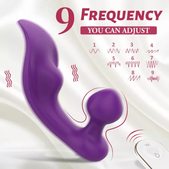 Sex HD Chomper - vibruojantis klitorio ir analinis vibratorius