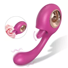 Sex HD - klitorinis ir G taško vibratorius (raudonas)