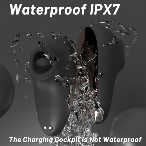 Sex HD Mirror - vibratorius su šildymo funkcija ir liežuvėliu - juodas