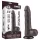 Lovetoy - dildo su sėklidėmis - dvigubas sluoksnis - 20cm rudas