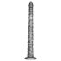 Lovetoy King Size - itin didelis vibratorius - 40,5 cm (pilkas)