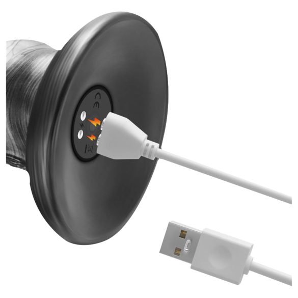 Lovetoy King Sized - didelis vibratorius - 40,5 cm - pilkas