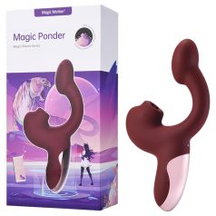   Magic Motion Magic Ponder - vibratorius su klitorine šakele 2in1 - bordinis