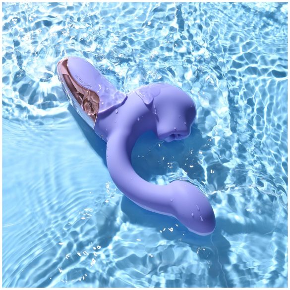 Magic Motion Magic Ponder - vibratorius su klitorio atšaka 2in1 - violetinis