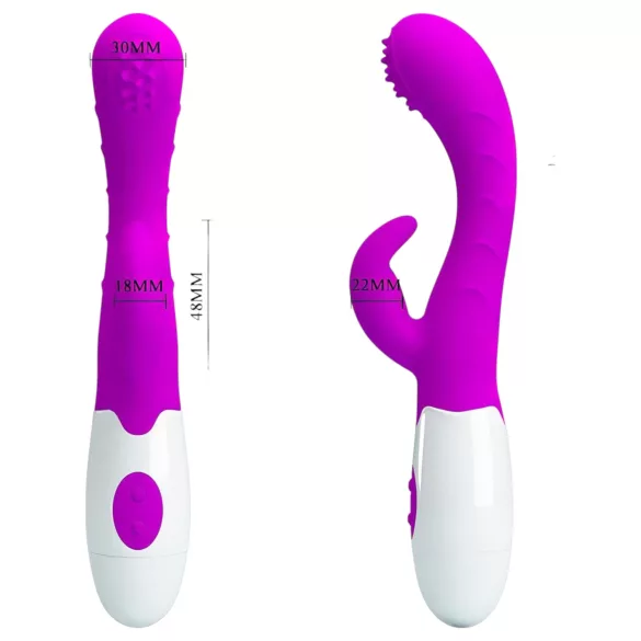 Pretty Love Arthur - G taško vibratorius su judančia galvute - violetinis