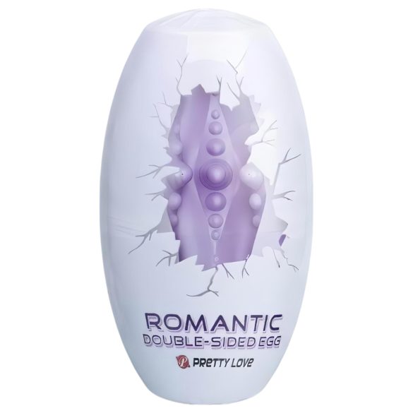 Pretty Love Romantic - masturbatorius kiaušinis - violetinis - 1 vnt