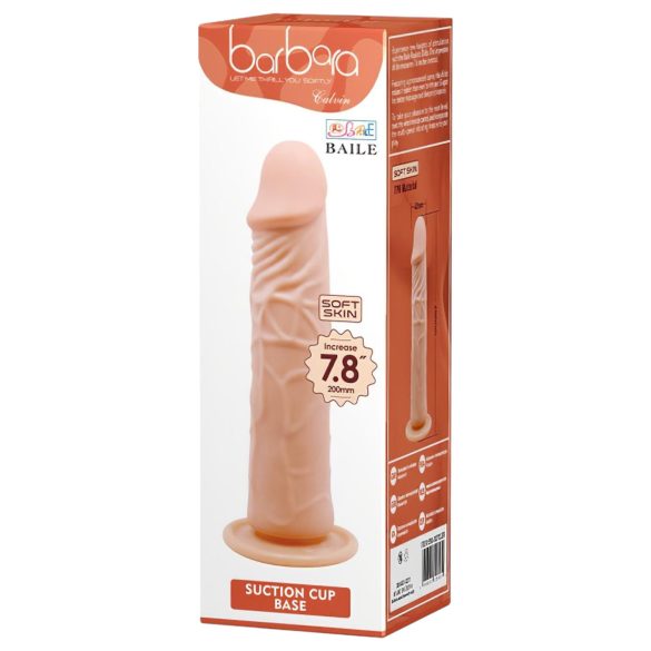 Baile Barbara Calvin - realistiškas dildo - 20 cm - kūno spalvos