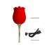 Pretty Love Rose Lover - 2in1 liežuvėlio klitorio vibratorius (raudonas)