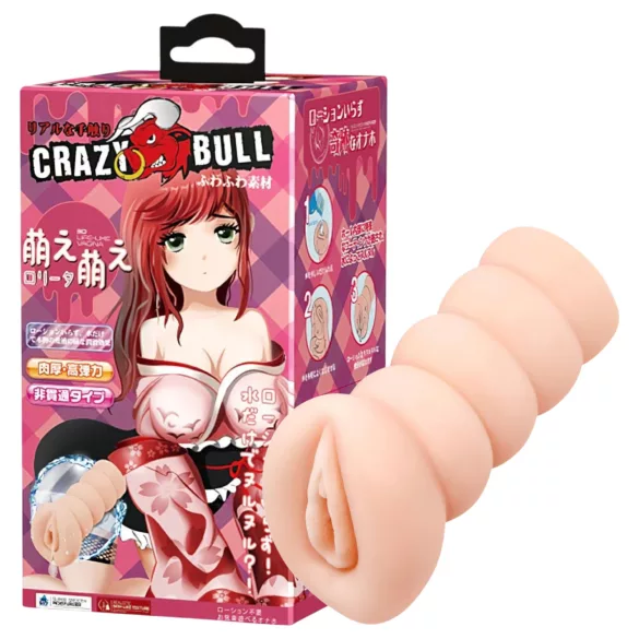 Crazy Bull - masturbatorius - anime vagina - natūralios spalvos