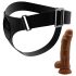 Pretty Love Harness – universalus apatinis su dildo – 17 cm (juodas)