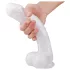 Sex HD Martin - realistiškas dildo su sėklidėmis ir siurbtuku - baltas