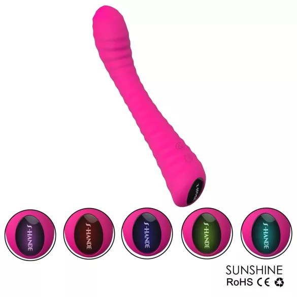 Sex HD Sunshine - G taško vibratorius - įkraunamas, raižytas - rožinis