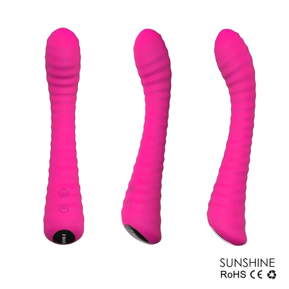 Sex HD Sunshine - G taško vibratorius - įkraunamas, raižytas - rožinis