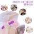 Sex HD Iris - vibratorius su dviem varikliais ir šildymo funkcija - violetinis