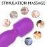 Sex HD Iris - vibratorius su dviem varikliais ir šildymo funkcija - violetinis