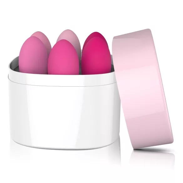 Sex HD Eggs - kėgelio kamuoliukų rinkinys 6 vnt - rožiniai