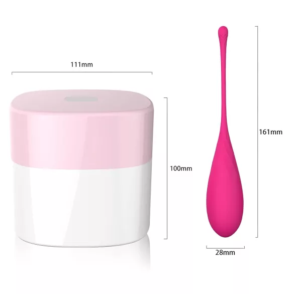 Sex HD Eggs - kėgelio kamuoliukų rinkinys 6 vnt - rožiniai