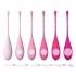 Sex HD Eggs - kėgelio kamuoliukų rinkinys 6 vnt - rožiniai