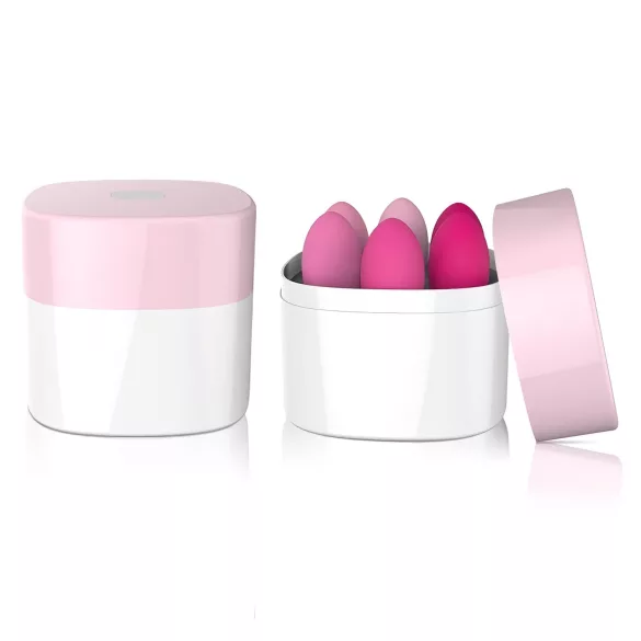 Sex HD Eggs - kėgelio kamuoliukų rinkinys 6 vnt - rožiniai