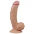 Lovetoy Ultra Soft - realistiškas minkštas dildo - 21,5 cm natūralios spalvos