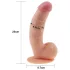 Lovetoy Ultra Soft - realistiškas minkštas dildo - 21,5 cm natūralios spalvos