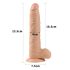 Lovetoy Real Extreme - tikroviškas siurbtuko dildo - 24 cm