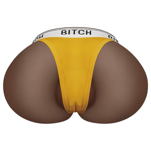 Lovetoy Streetgirl's 12 - dirbtinė makštis torsas su tanga - tamsi natūrali