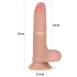 Lovetoy Nature Cock - realistiškas dildas - dvigubo sluoksnio