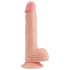 Lovetoy Nature Cock - realistiškas dildo su siurbtuku - 21 cm kūno spalvos