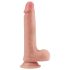 Lovetoy Nature Cock - dvigubo sluoksnio realistiškas dildo - 20cm (natūralios spalvos)