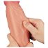 Lovetoy Nature Cock - dvigubas natūralus dildo - 25cm (natūralus)